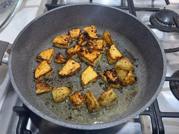 The stovetop potatoes were great and the process wasn