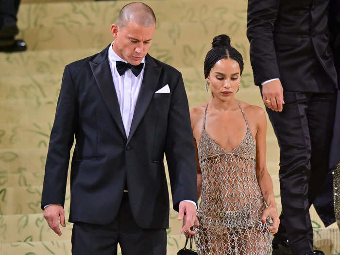 September 13, 2021: Tatum and Kravitz exited the Met Gala together.