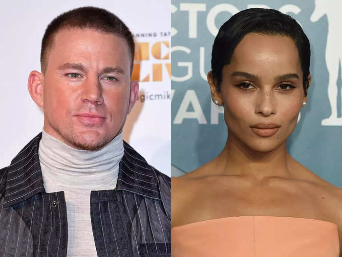 Kravitz and Tatum met in the casting process for her upcoming directorial debut, "Blink Twice."