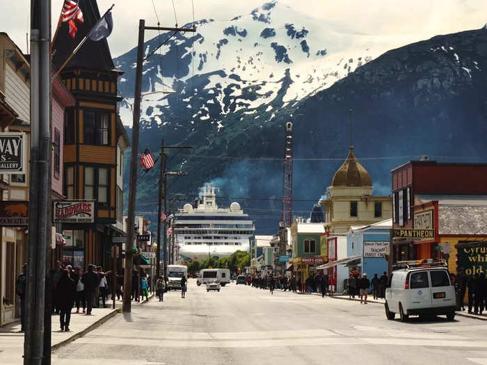 Skagway, Alaska, is filled with history and scenic views. 