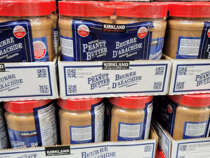 Kirkland Signature natural peanut butter can be used in both savory and sweet recipes.