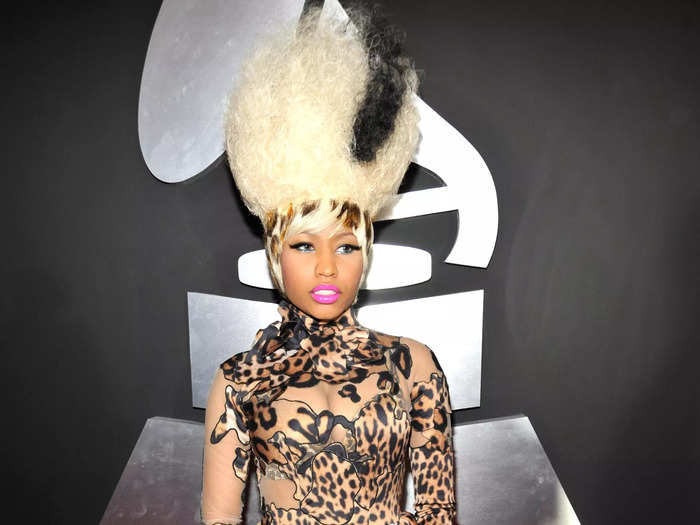 Nicki Minaj attended her first Grammy Awards in 2011.