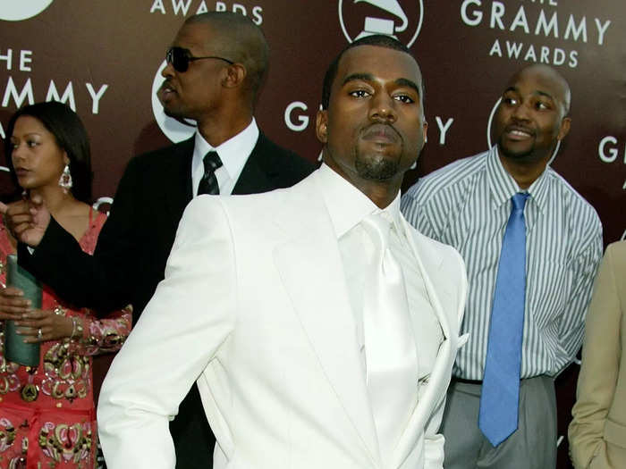 Ye, fomerly known as Kanye West, made a big impact at his first Grammys in 2005.