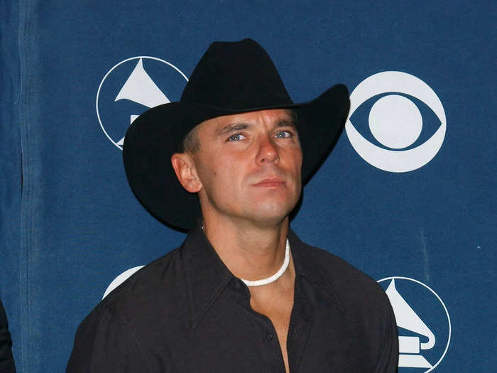 Kenny Chesney made his Grammys debut in 2004.