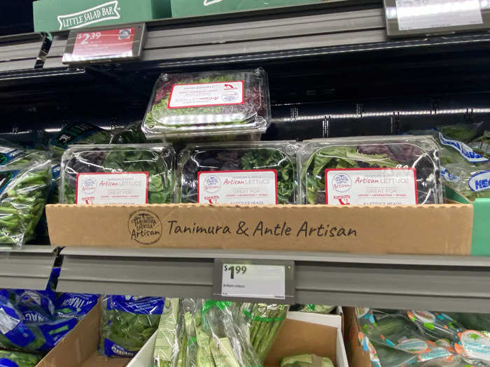 The Tanimura and Antle artisan lettuce is great in a simple salad.