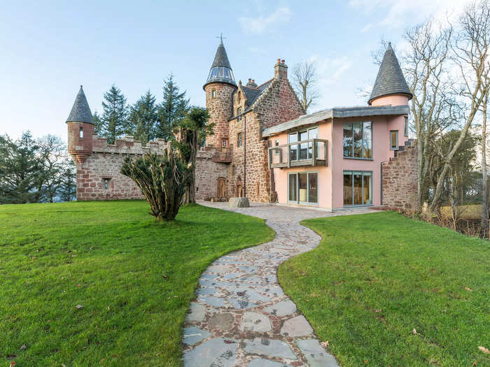 Elsewhere in Scotland, a British businessman transformed a derelict castle into a whimsical rental — and painted it pink.