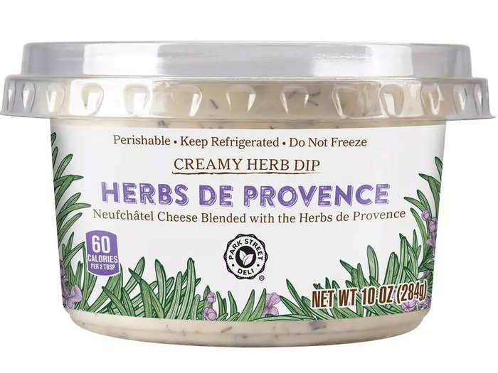 Dip your favorite veggies and crackers in the Park Street Deli herb dips.