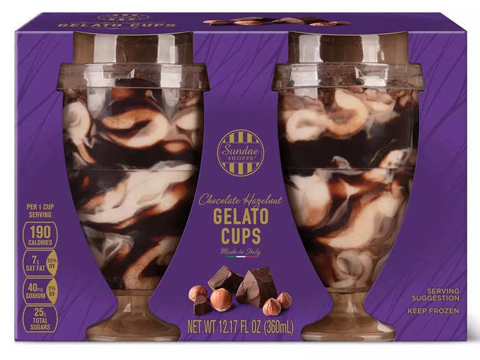 The Sundae Shoppe gelato cups are an easy dessert. 