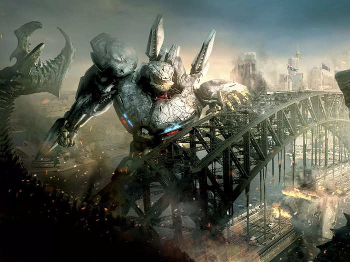 If you want to see giant robots punch giant monsters, check out "Pacific Rim"