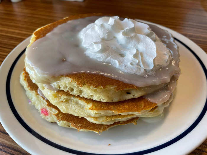 Finally, we tried the cupcake pancakes.