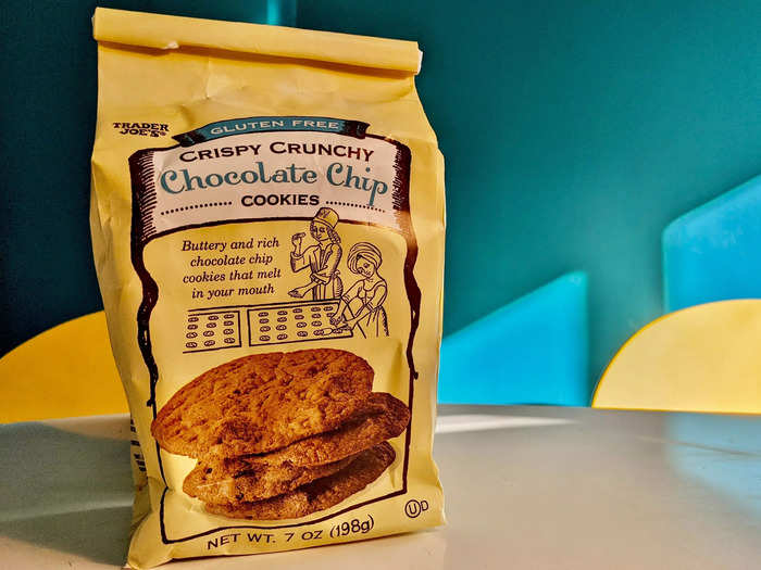 Gluten-free chocolate-chip cookies always seem to find a way into my basket.