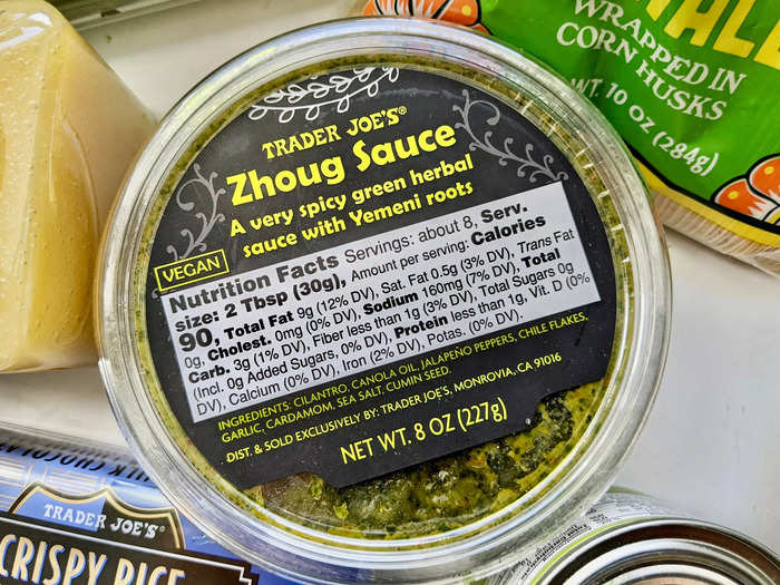 Trader Joe’s Zhoug sauce has become my favorite condiment. 