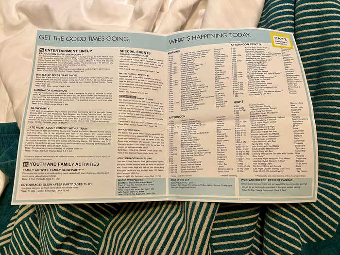 Plus, unlike solo trips to other countries, this all-inclusive trip meant all my entertainment and food was pre-paid and pre-planned.