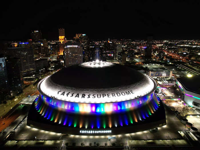 Super Bowl LIX (2025) — The Superdome in New Orleans, Louisiana