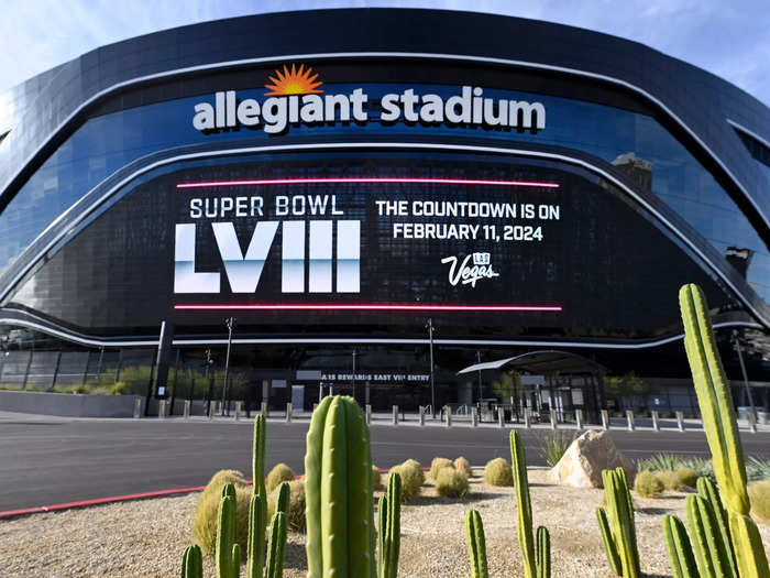 Super Bowl LVIII (2024) — Allegiant Stadium in Las Vegas, Nevada