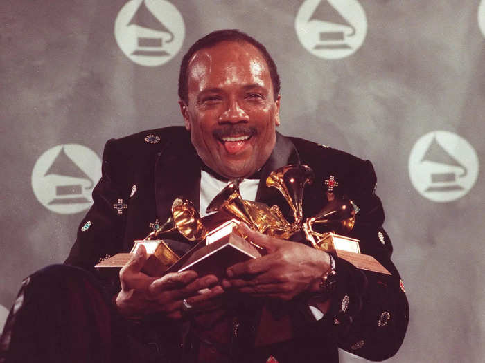 The person with the most nominations across various categories is Quincy Jones, who has been nominated 80 times across 15 categories.