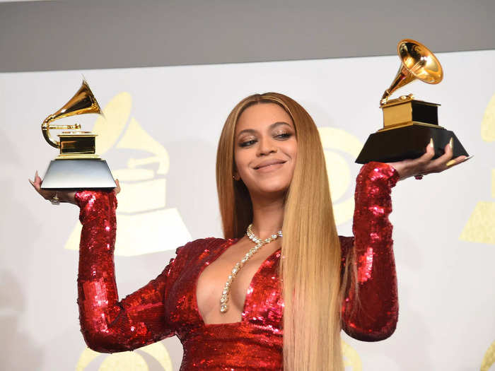 At the 2021 Grammys, Beyoncé officially became the female artist with the most Grammys when she secured her 28th win.