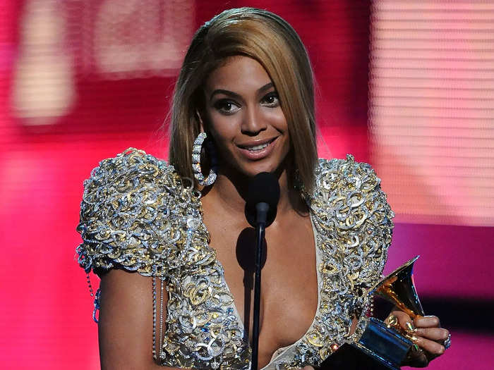 2010: Beyoncé makes history with six Grammy wins but still misses out on top awards.