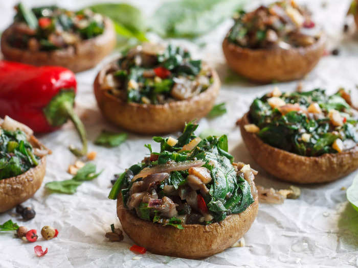 You can also make stuffed mushrooms in an air fryer.