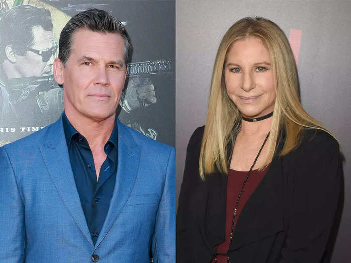 Josh Brolin is the stepson of music legend Barbra Streisand.