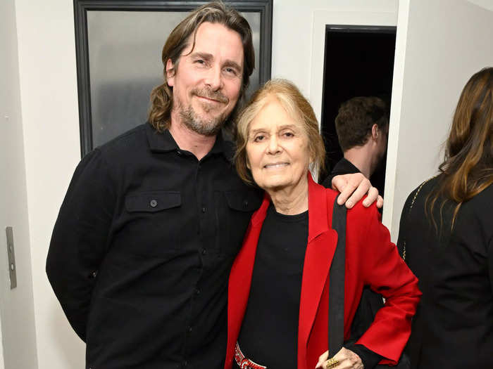 Christian Bale also had a famous stepparent — he used to be feminist icon Gloria Steinem