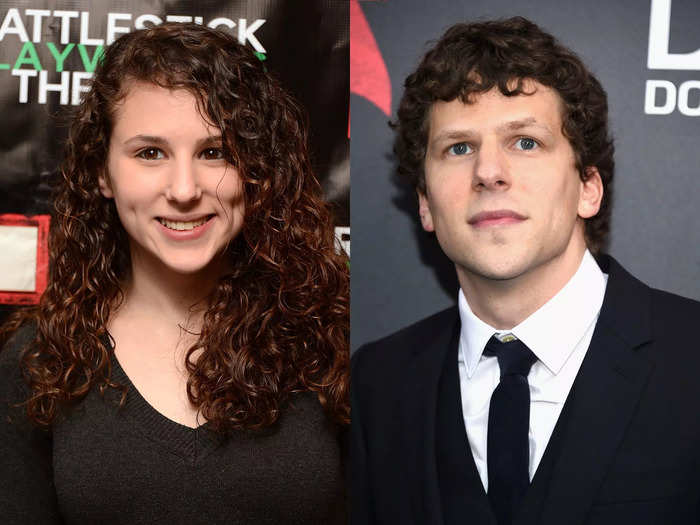 Hallie and Jesse Eisenberg are brother and sister.