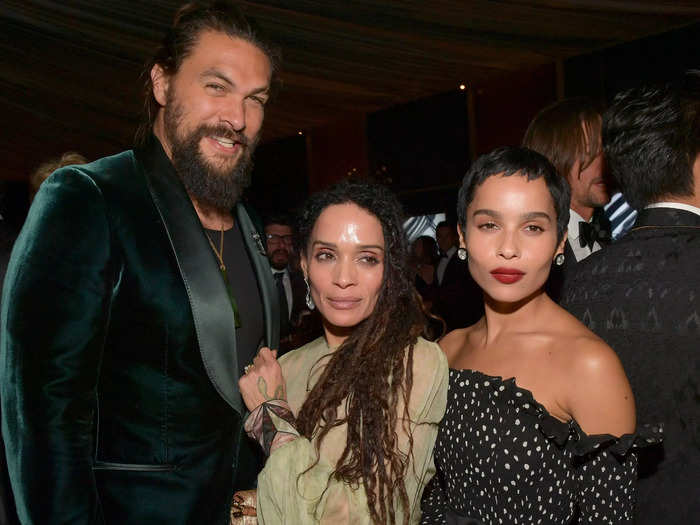 Jason Momoa was the stepfather of Zoë Kravitz for five years.