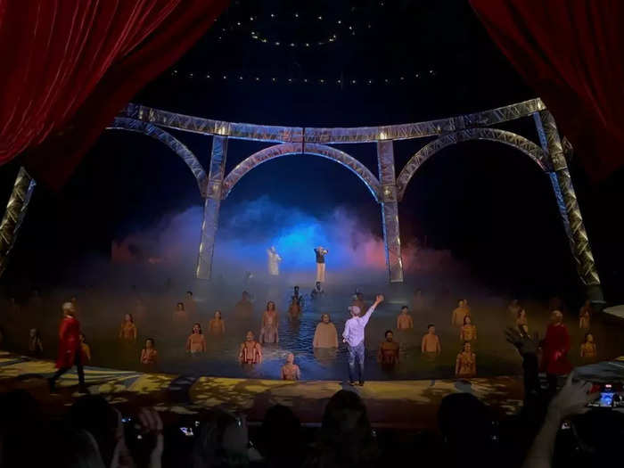 We wanted to see an iconic Vegas show, so we chose "O" by Cirque de Soleil.