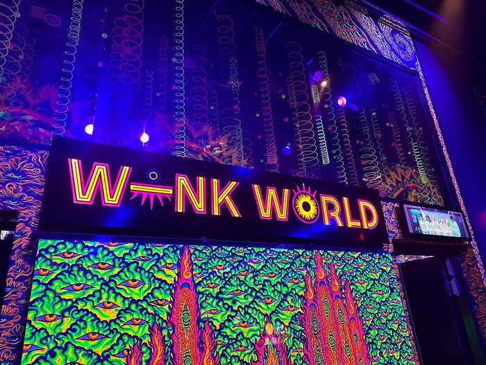 Wink World was also a standout space in Area15. 