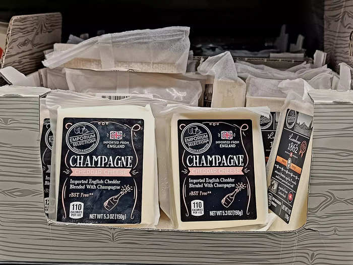 The Emporium Selection Champagne cheese has a unique flavor profile.