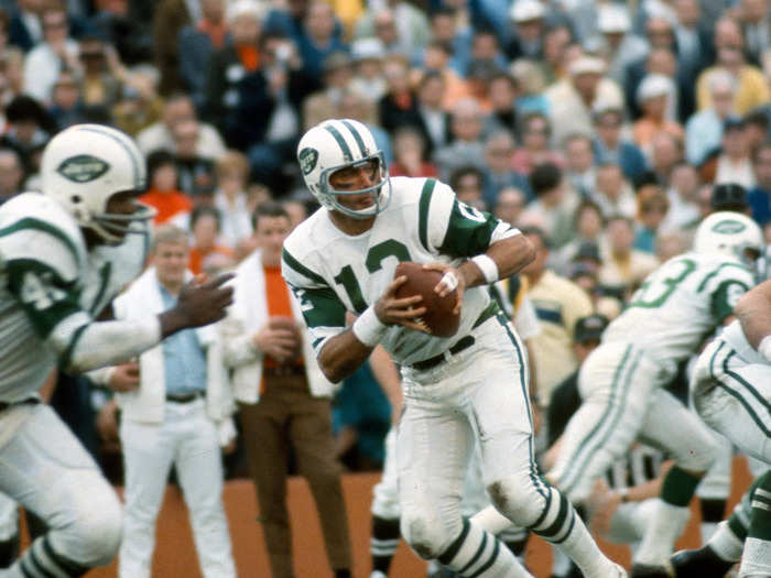 Joe Namath was only 25 years, 7 months, and 12 days old when he won Super Bowl III in 1969.