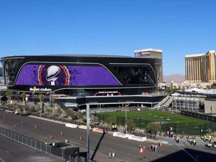 Raiders owner Mark Davis nicknamed Allegiant Stadium "the Death Star" because of its futuristic, imposing shape.