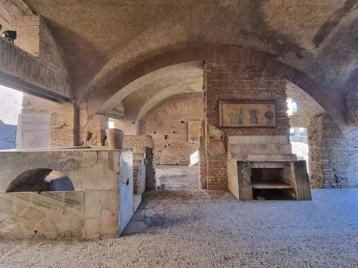 The thermopolium was almost like an ancient fast-food chain. 