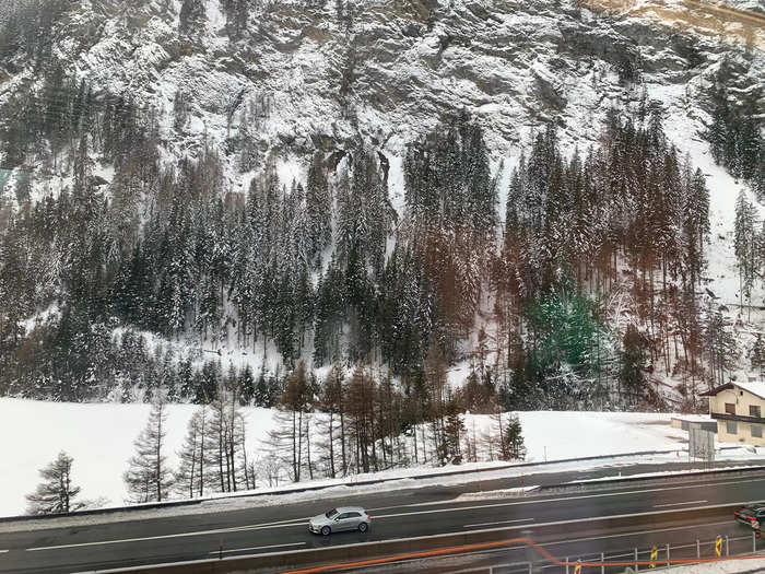 Our train ride from Innsbruck, Austria, to Verona took just over three hours. 