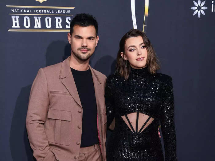 Taylor Lautner and his wife, also named Taylor Lautner, looked chic on the red carpet.