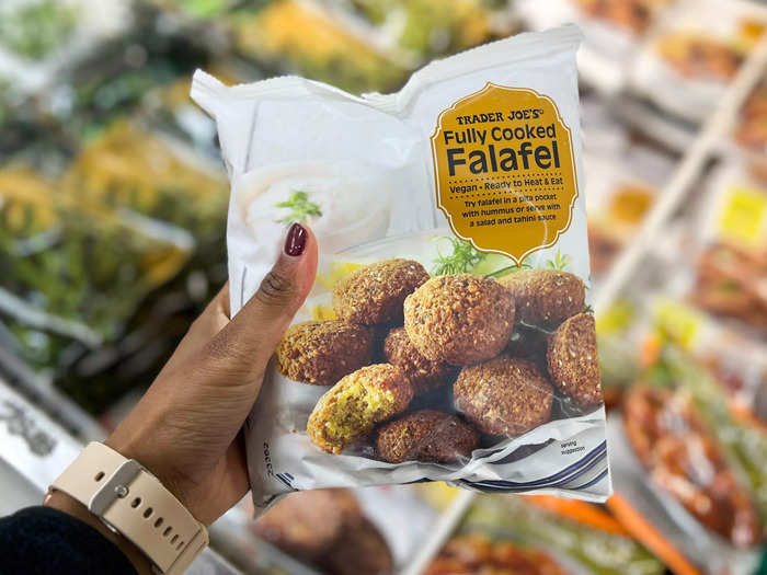 Falafel is plant-based and packed with protein. 