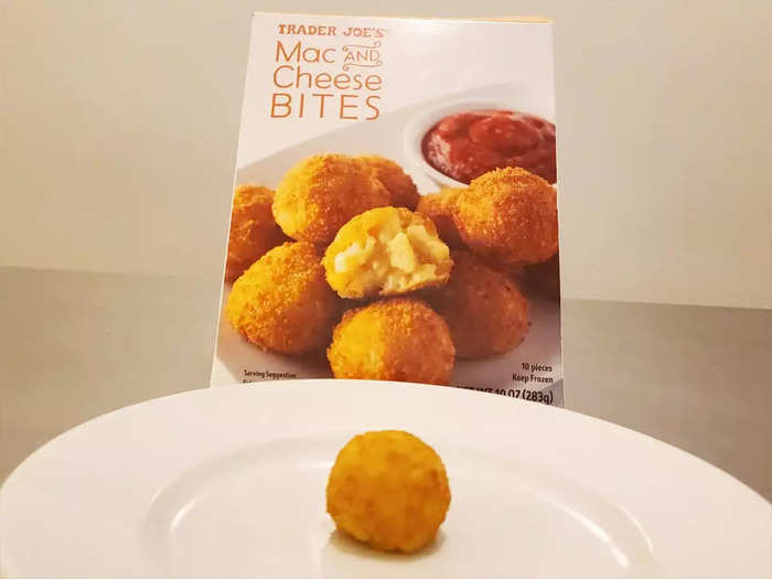 The mac-and-cheese bites needed a sauce in my opinion.