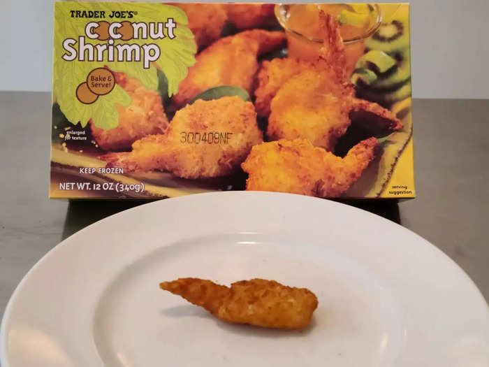 The coconut shrimp didn