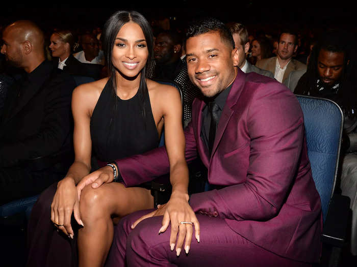 2. Russell Wilson and Ciara