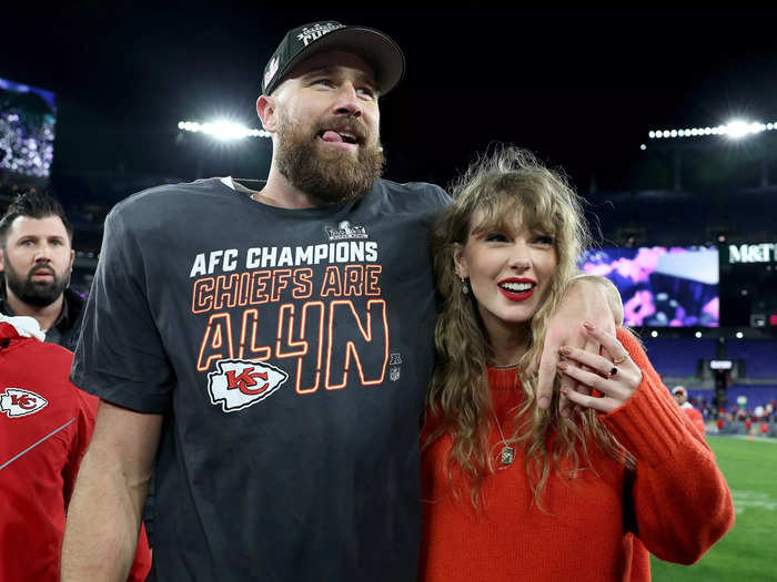 1. Travis Kelce and Taylor Swift