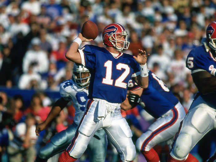 Despite four consecutive trips to the Super Bowl, Buffalo Bills quarterback Jim Kelly never won a ring.