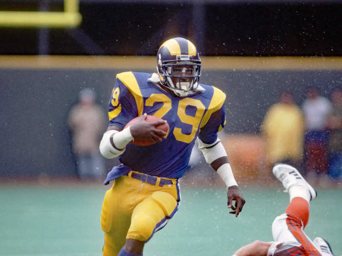 Eric Dickerson sits atop the record board for single-season rushing yards, but he couldn