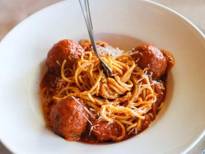 Spaghetti and meatballs is another romantic dinner you can make in a slow cooker.