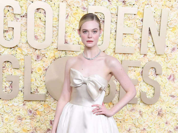 Elle Fanning embraced one of bridal