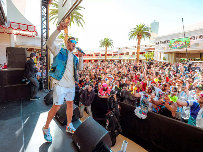 Gronk Beach 2024 featured a diverse mix of clubbers, football fanatics, and Swifties, of course. 