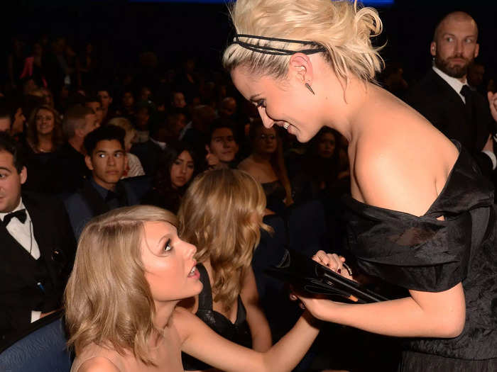 Swift met Dianna Agron while the actress was still starring on "Glee."