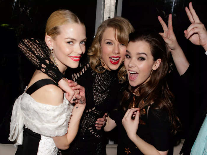 Jaime King and Swift met at a Golden Globes party in 2014.