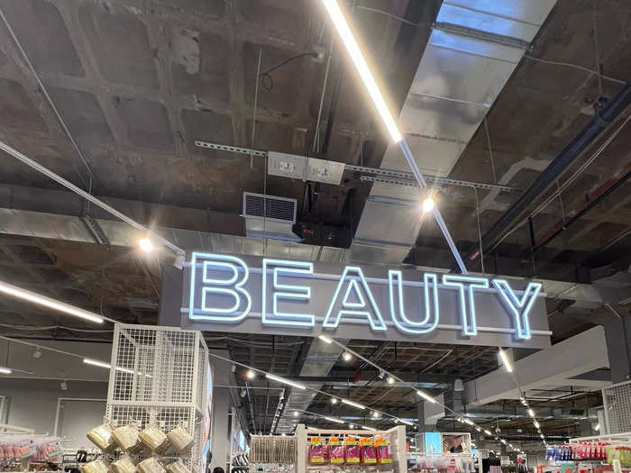 As I continued my large loop of the first floor, Beauty was up next. The foundation I found was $7, while bronzer was just $2, which shocked me. Not even drugstore makeup is that cheap.