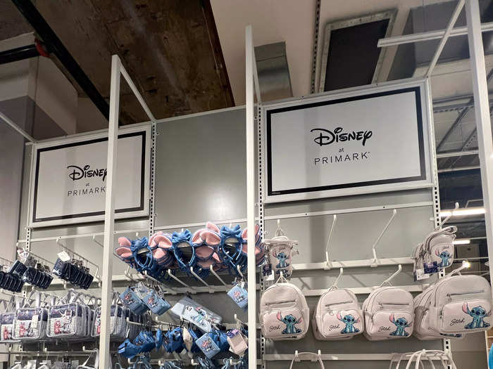 I also spotted the first of many items from the Disney at Primark collection, including accessories featuring the character Stitch from "Lilo & Stitch." 