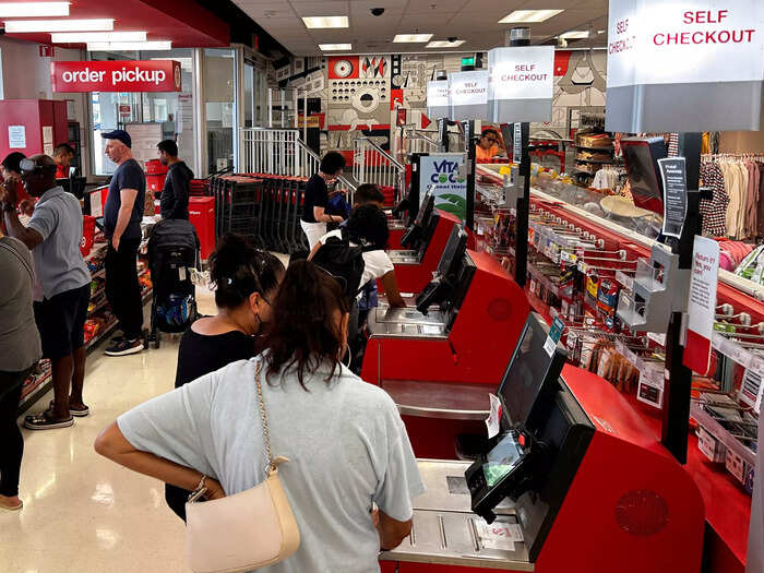 Target is limiting self-checkout hours in some stores as the retailer ...